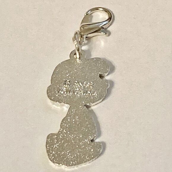 Peanuts Snoopy Lucy Van Pelt Clip On Charm Zipper Pull Purse Charm Signed Enamel - Picture 5 of 8